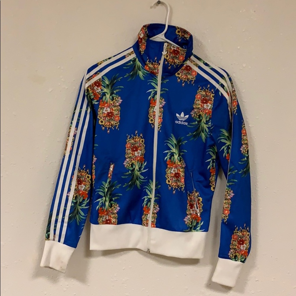 Adidas Pineapple Track Jacket Trefoil S/XS - Picture 1 of 2